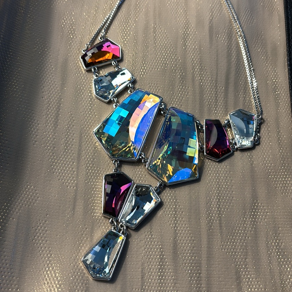 Pre Owned Authentic Swarovski Elegant Multicolor … - image 2